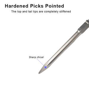 WISDOM <strong>Masonry</strong> <strong>Chisel</strong> Tool 40Crv PH65A <strong>Chisels</strong> <strong>for</strong> Breaker V Shaped Hammer Stone Point Concrete <strong>Chisels</strong> With Crv Handle - Product Image 3