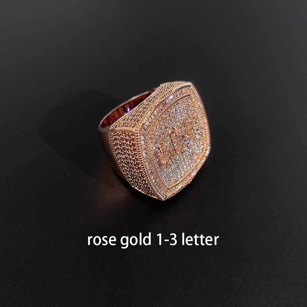 Rose Gold 1-3 Letter
