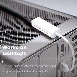 Adattatore di rete Ethernet LAN USB per tutti i computer portatili compatibili 2.0 USB computer Windows da 7 a 11 Vista tutti Mac OS X e macOS