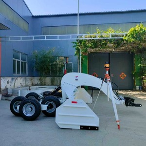 Runtu merek traktor ditarik leher angsa cahaya lengkung LaseScraper teleskopik sekop ganda - Product Image 6