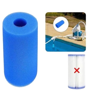 100% 聚氨酯泡沫海绵游泳池Intex型可清洗游泳池过滤器泡沫海绵滤芯 - Product Image 2