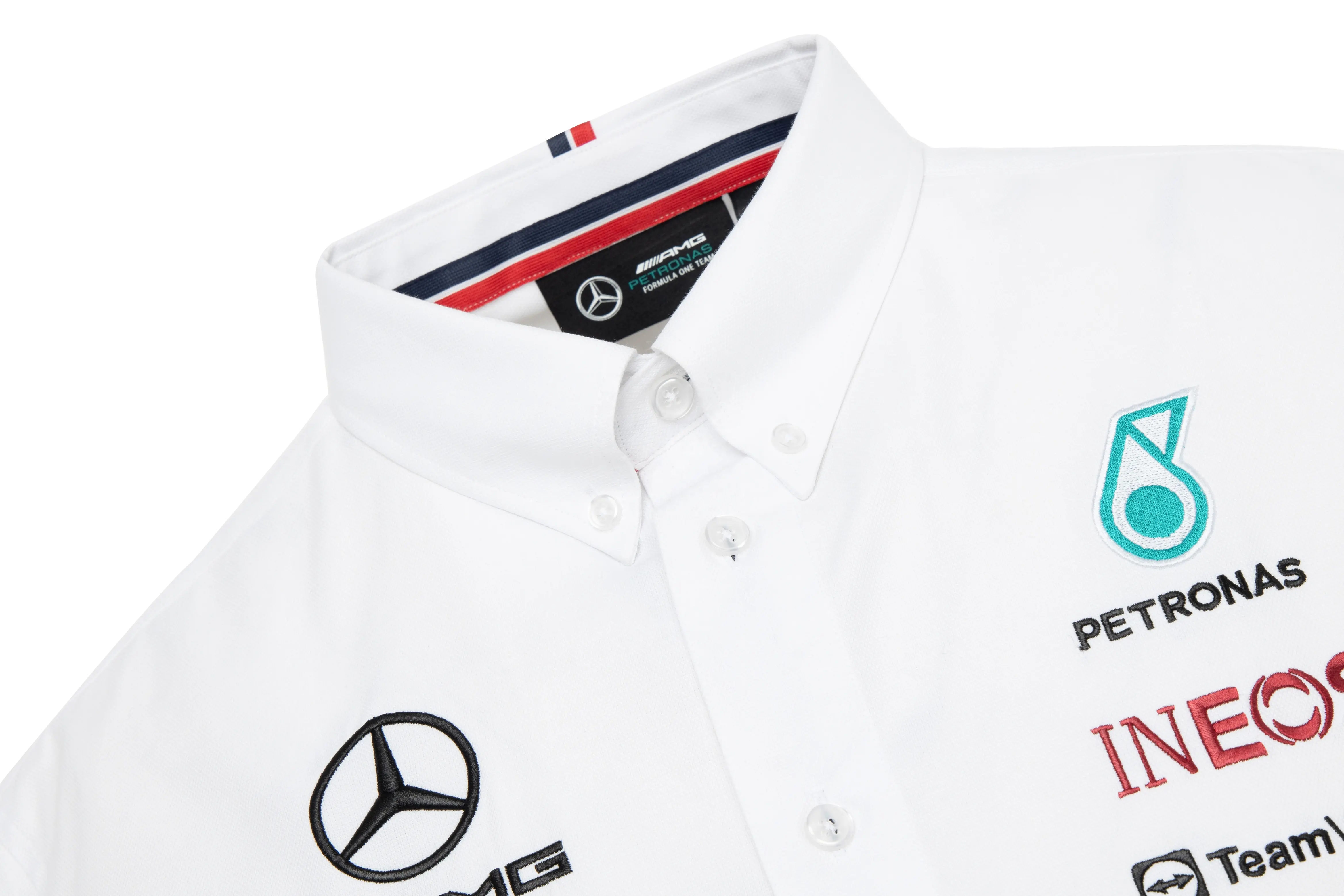 Camicia da corsa per moto con Logo personalizzato ricamato in poliestere 100% traspirante F1