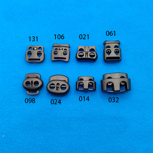 Plastic <strong>Elastic</strong> <strong>Cord</strong> Toggle Drawstrings <strong>Cord</strong> <strong>End</strong> Lock Stopper - Product Image 2