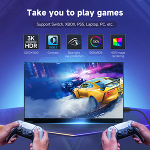 Extensor de pantalla de escritorio para ordenador portátil HOTUS 15,6 pulgadas 1920*1080 extensor de pantalla Full HD tipo C conexión de un Cable para su ordenador portátil - Product Image 3
