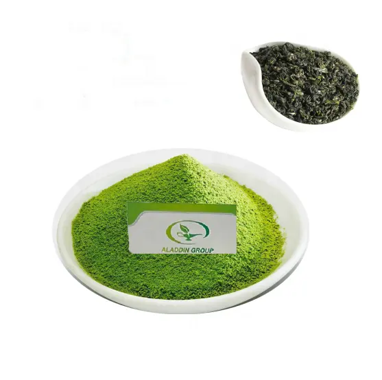 Haccp nuovo prodotto commestibile campione gratuito tè verde in polvere matcha in polvere estratto di tè verde