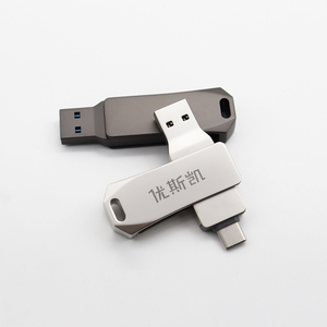 Ultra High <strong>Speed</strong> <strong>USB</strong> <strong>3</strong>.<strong>2</strong> 2in1 Type-C Aluminum Promotion Gift Custom LOGO Printing Pendrive <strong>USB</strong> Memory <strong>USB</strong> Flash Drive - Product Image 4