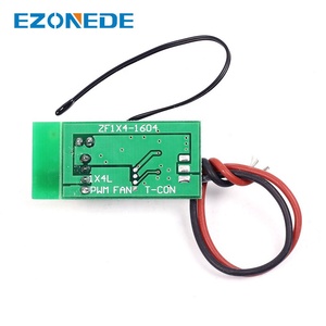 DC 12V4線式ファン温度速度コントローラーPWM温度コントローラーPCファン/アラーム用4線式 - Product Image 2