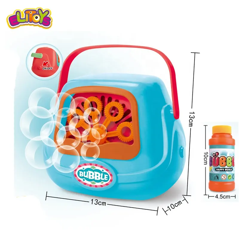 Macchina elettrica automatica portatile della bolla della schiuma del giocattolo all'aperto dei bambini di vendita calda