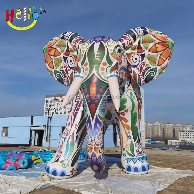 Festa/evento/concerto animali decorazione cartone animato elefante gonfiabile