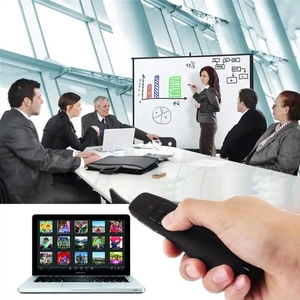 2.4G RF Wireless Presenter puntatore Laser pagina PPT penna rotante telecomando Air Mouse presentazione multifunzionale punto Laser - Product Image 3