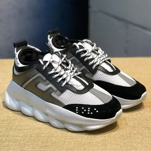 Лидер продаж, дизайнерские кроссовки с цепной реакцией для мужчин и женщин, высококачественные роскошные сетчатые туфли, увеличивающие рост, на всю осень - Product Image 3