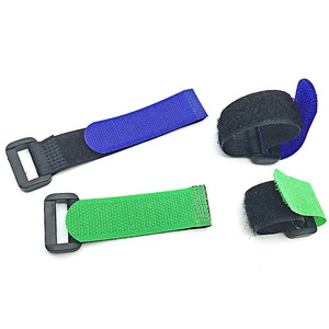 Self Locking Hook and <strong>Loop</strong> Strap With <strong>Buckle</strong> Carrying Book Nylon Adjustable Hook and <strong>Loop</strong> Fastener Cable Ties Strap - Product Image 2