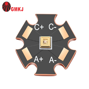 Gmkj led 255nm uv 3 pedleri uvac led 255nm 365nm işık led nm led uvc diyot 3535 paket cam lens led - Product Image 5