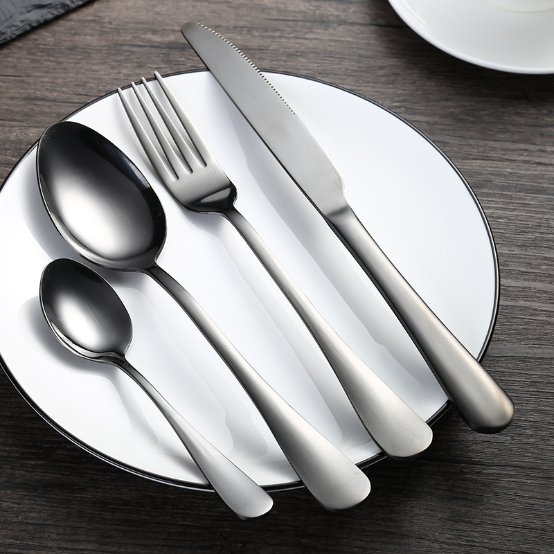 Four piece set black