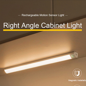 Tam giác hình dạng USB có thể sạc lại từ Led cảm biến chuyển động dưới ánh sáng nội các - Product Image 2