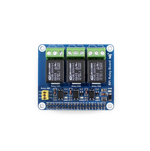 5V 3 Channel <strong>Relay</strong> Module Shield Expansion Board HAT Kit for RPi <strong>Raspberry</strong> <strong>Pi</strong> 4B 3B+ 3B 3 Accessories