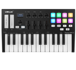 25-Key Mini Digital EASYKEY.25 (controlador MIDI) Sintetizador Plastic Music PANDAMINIc (controlador MIDI) - Product Image 2