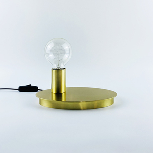 Nordic Simple Schreibtisch lampe Moderne Druckknopf schalter LED Oval Gold Tisch lampe mit Glas