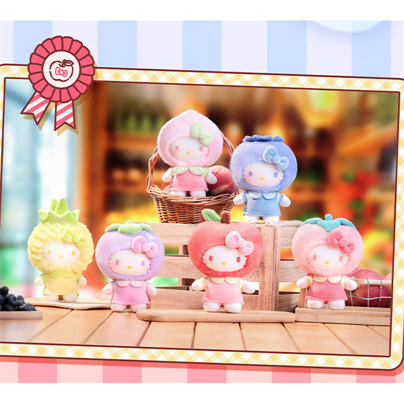 Original 6 Cajas/Set Toptoy Sanrio Hello Kitty Fruity Paradise