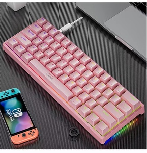 K620 61 <strong>Keys</strong> ABS Keycaps True Mechanical <strong>Keyboard</strong> USB Breathing <strong>Light</strong> Gaming <strong>Keyboard</strong> - Product Image 4