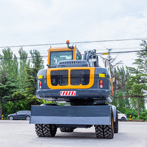 New Mini Wheel Excavator 7T <strong>8T</strong> 9T 10T 8 Ton Wheeled Excavator with <strong>1</strong> Year Warranty 0.3 M3 <strong>Engine</strong> and Motor Core Components - Product Image 5