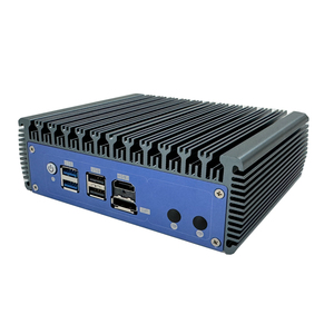 Fanless Mini PC Celeron J6412/N100 4xintel 2.5G Ethernet pfsense Router Linux/Win10 4 * lan mini Computer