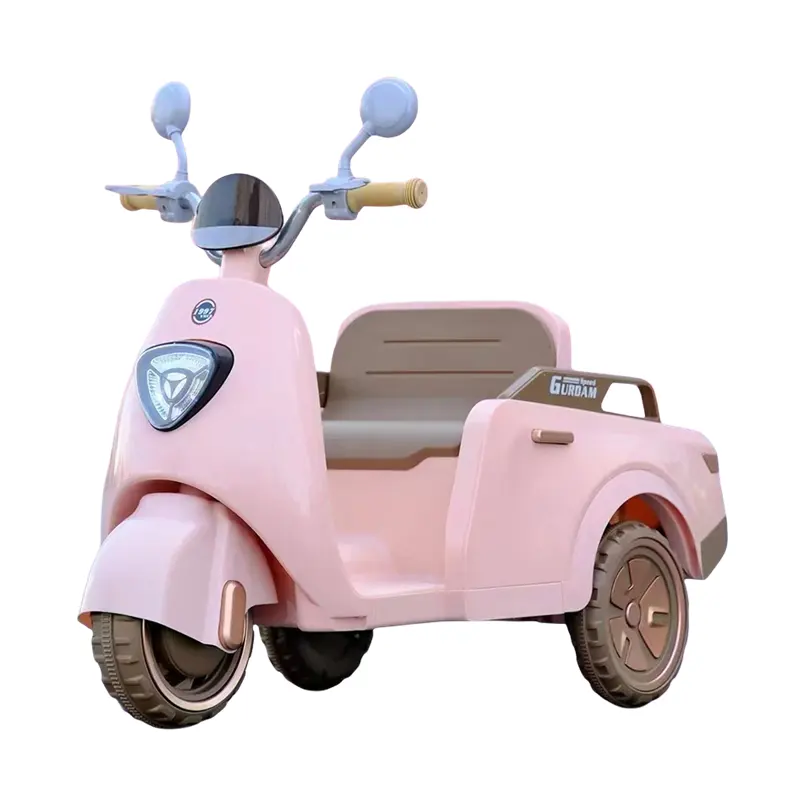 Nuova moda bambini giro su moto 3 ruote mini dimensioni per il bambino due posti moto elettrico