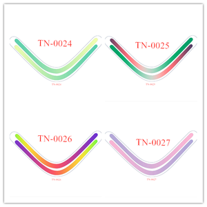 LED güç şeridi çıkartmaları PS 5 PS5 çıkartmaları gökkuşağı degrade işık Bar cilt Sticker yapışkanlı çıkartmalar denetleyici - Product Image 5