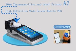Android Handheld Mobile POS Terminal with Printer Stock Touch Screen System - Product Image 3
