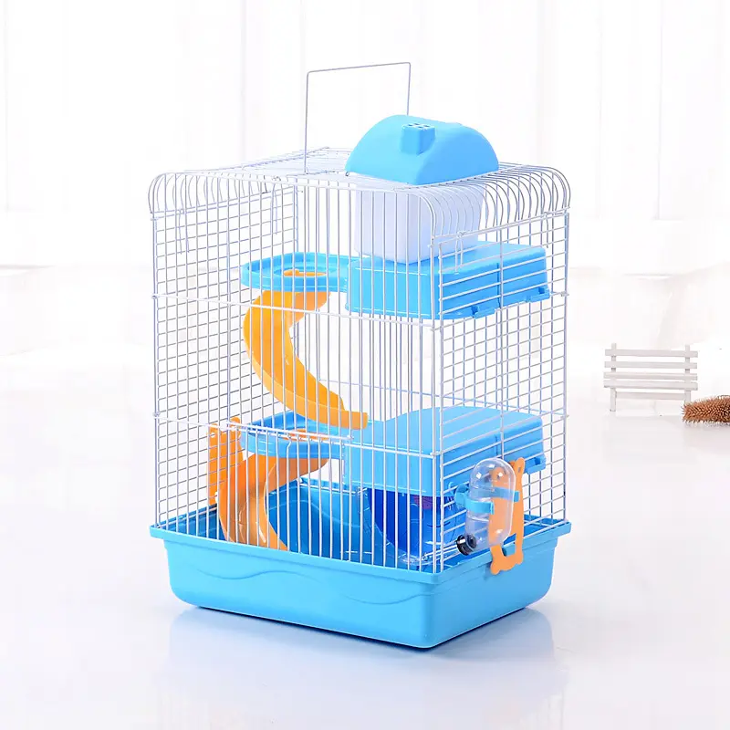 Hamster House Mouse Castle Môi Trường Sống Chuột Chuột Lồng Chai 2-3 Lớp Vật Nuôi