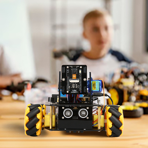 ACEBOTT 4WD Robot de Ruedas con Cámara para Programación de Coche, Kit de Iniciación de Aprendizaje, Rompecabezas IoT para Niños, Juguete para Arduino