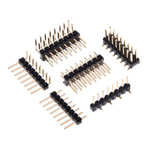 จัมเปอร์บล็อกห่อตัวสั้น 1x10 1.00 มม.2 มม.เดี่ยวสามแถว 1.27 มม.2p ซ็อกเก็ตชาย smd smt u รูปร่าง pin header สําหรับ pcb - Product Image 1