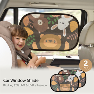 Customized <strong>Pattern</strong> Static <strong>Cling</strong> Car Side Window Sunshade Blocker Foldable UV Rays Protection Baby Car Window <strong>Cling</strong> Sun Shade - Product Image 2