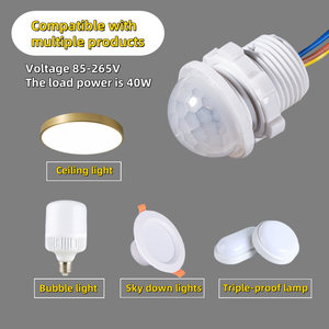 Interruptor de Sensor de movimiento de luz magnética LED multifuncional Controlador de lámpara de cielo Interruptores inductivos - Product Image 5