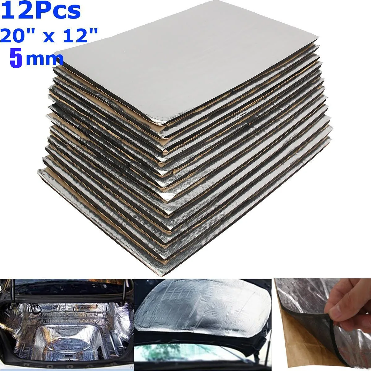 12 pièces 20x12 pouces 5mm