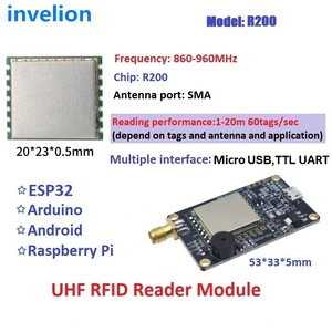 Invelion R200 Chip Micro formato lungo raggio RFID UHF modulo Raspberry Pi TTL UART TTL(UART), porta Micro USB 1, SMA 3.5V -5 V - Product Image 4