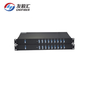 8 + 1チャネルCWDM Mux Demux光マルチプレクサエクスプレスポート1U 19 "ラックマウントデュアルLC/UPC - Product Image 3