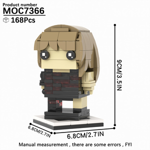 NEUE Films pielzeug Taylors Swiftes <span class=keywords><strong>Brick</strong></span> Head MOC Backstein bausteine Sets Spielzeug für Kisd-MOC7363-7366 - Product Image 5