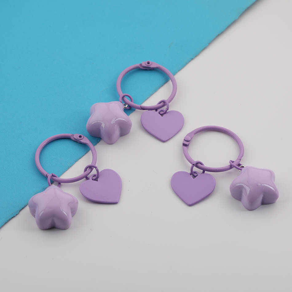 Purple keychain
