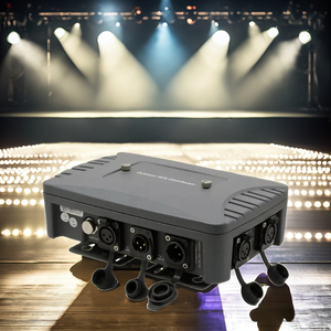 Portable IP65 <strong>DMX</strong> Pro Signal <strong>Control</strong> Module 6-Way <strong>PWM</strong> <strong>DMX</strong> Dimmer Splitter Outdoor Weddings Music Festivals Disco Clubs Stages