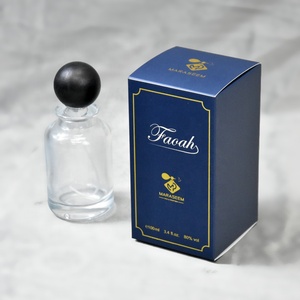 Özel baskılı FSC çift sokmak 100ml parfüm uçucu yağ kozmetik boş kağıt karton oluklu Insert ile ambalaj kutusu - Product Image 4