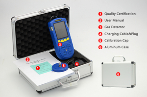 Rilevatore multigas CO2 H2S CH4 con registrazione dati 4 monitor del Gas con pompa di campionamento del gas - Product Image 6