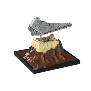 Funbuild yıldız Mini ölçek oyuncaklar savaş Jedha üzerinde MOC-47569 Destroyer Jedha şehir üzerinde imparatorluk gemi oyuncak inşaat blokları - Product Image 1