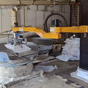 Automatisch betriebene Beutel entlade maschine Fern überwachtes kol labor atives Roboter produkt - Product Image 6