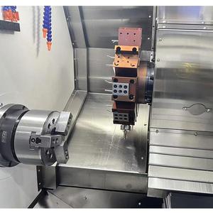 Máquina de torno multifunción máquina de torno de metal torneado TCK56 torno de cama inclinada cnc - Product Image 5