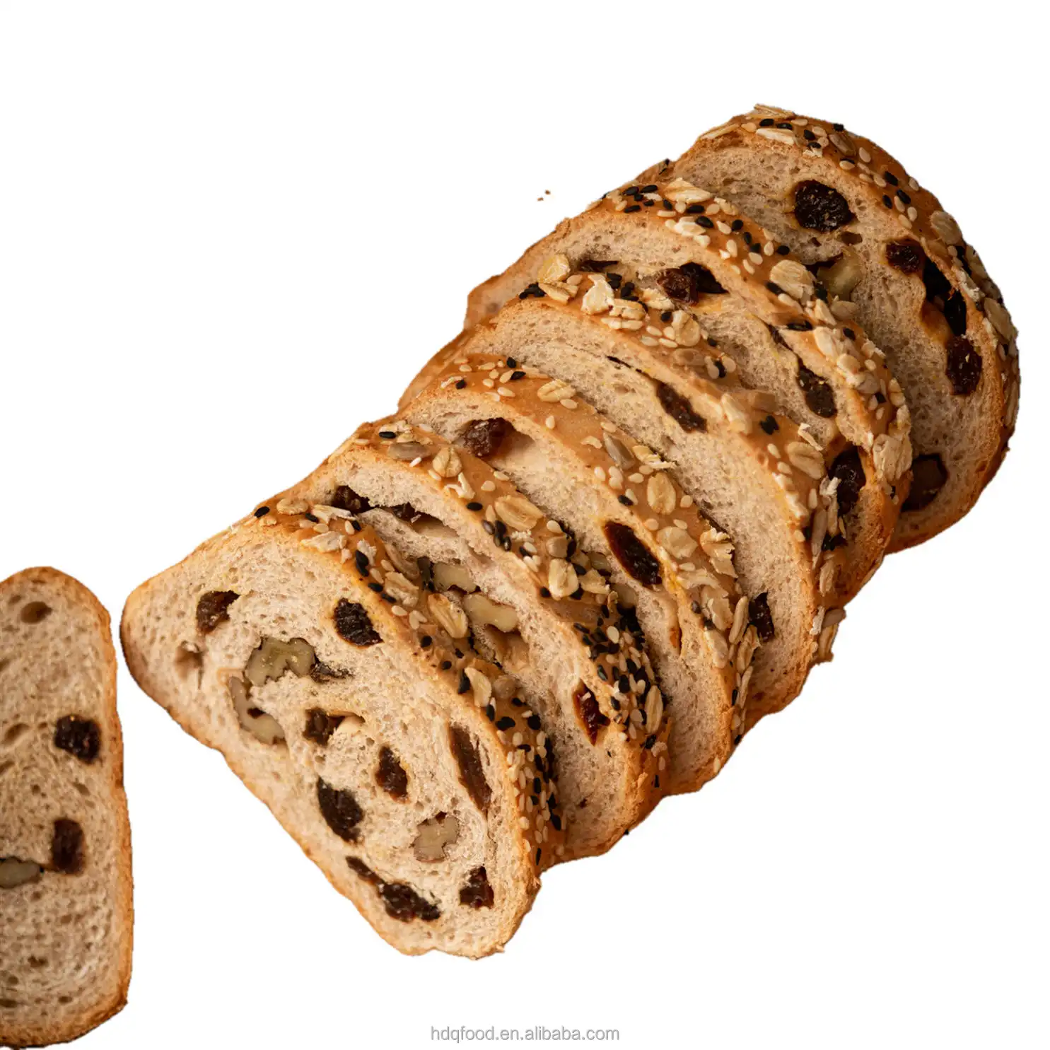 Hot Sale healthy Raisins and Walnut Sugar Free Whole Wheat Dried Fruits Bread Leba Bread