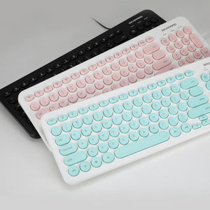 Mini teclado portátil de alta calidad Teclado portátil adecuado para computadora Mini teclado con cable