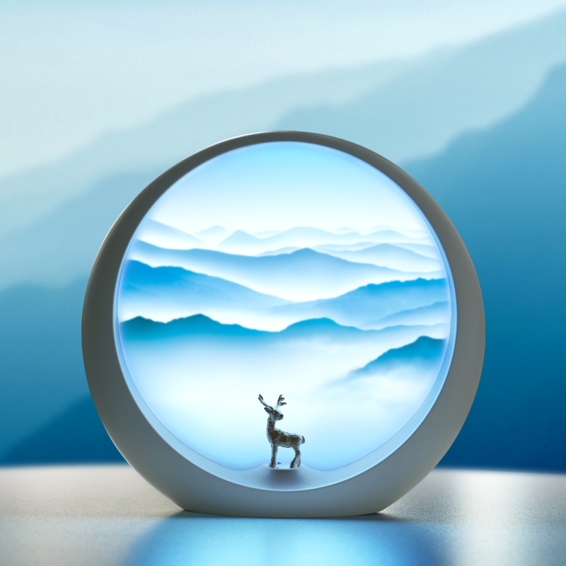 Hidden mountain (White)