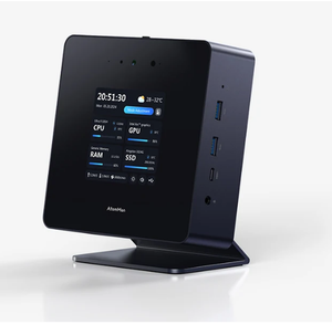 AtomMan Mini PC X7 Ti Intel Ultra 9-185H4インチスクリーン2 * USB4 2*5GRJ45カメラOculinkWin11ゲーミングPCミニコンピューターWiFi7 - Product Image 1