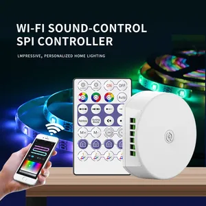 Rgb pixel led controller programmabile smart wi-fi controllo app ws2811 wireless rgb smart wifi controller - Product Image 5